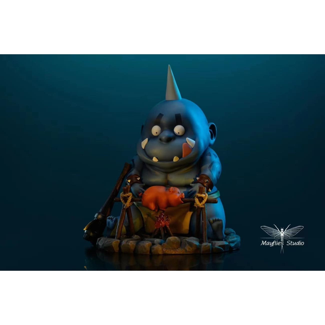 Mayflies Studio - Q Version Ogre [Green / Blue / Set of Two]