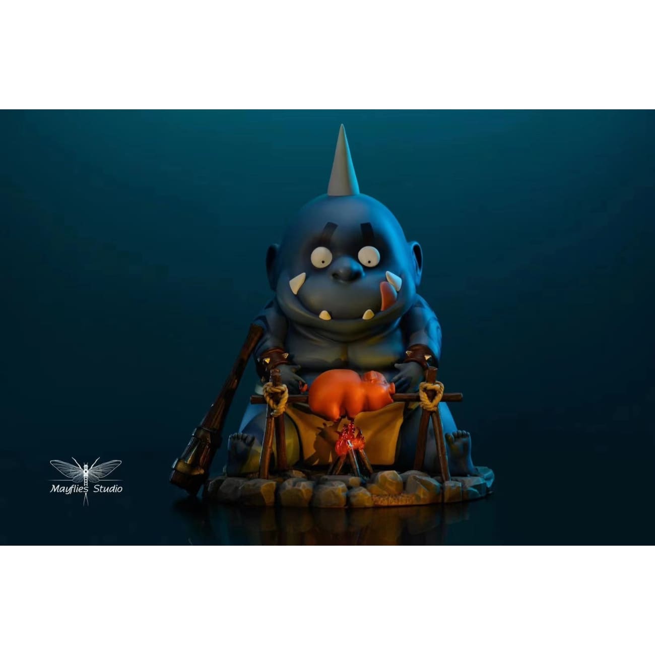 Mayflies Studio - Q Version Ogre [Green / Blue / Set of Two]