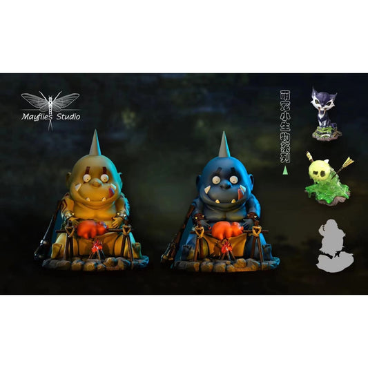 Mayflies Studio - Q Version Ogre [Green / Blue / Set of Two]