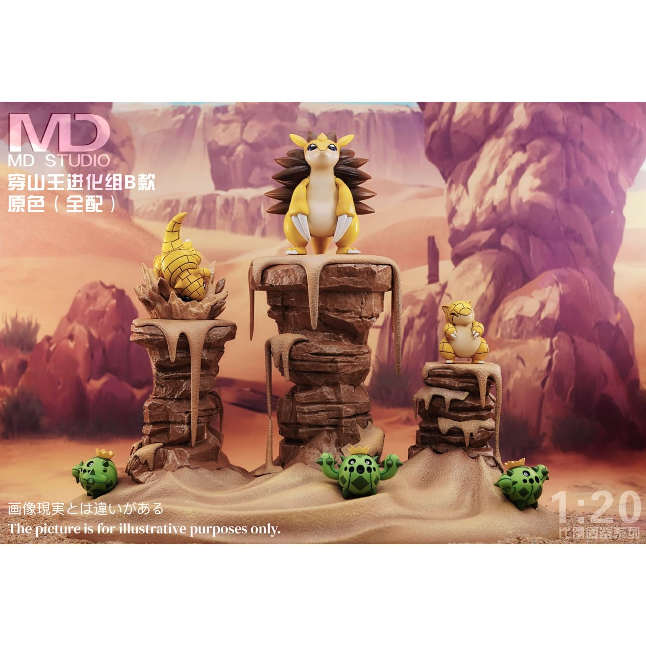 MD Studio  - Sandslash Evolution Group B Ver. [8 Variants]