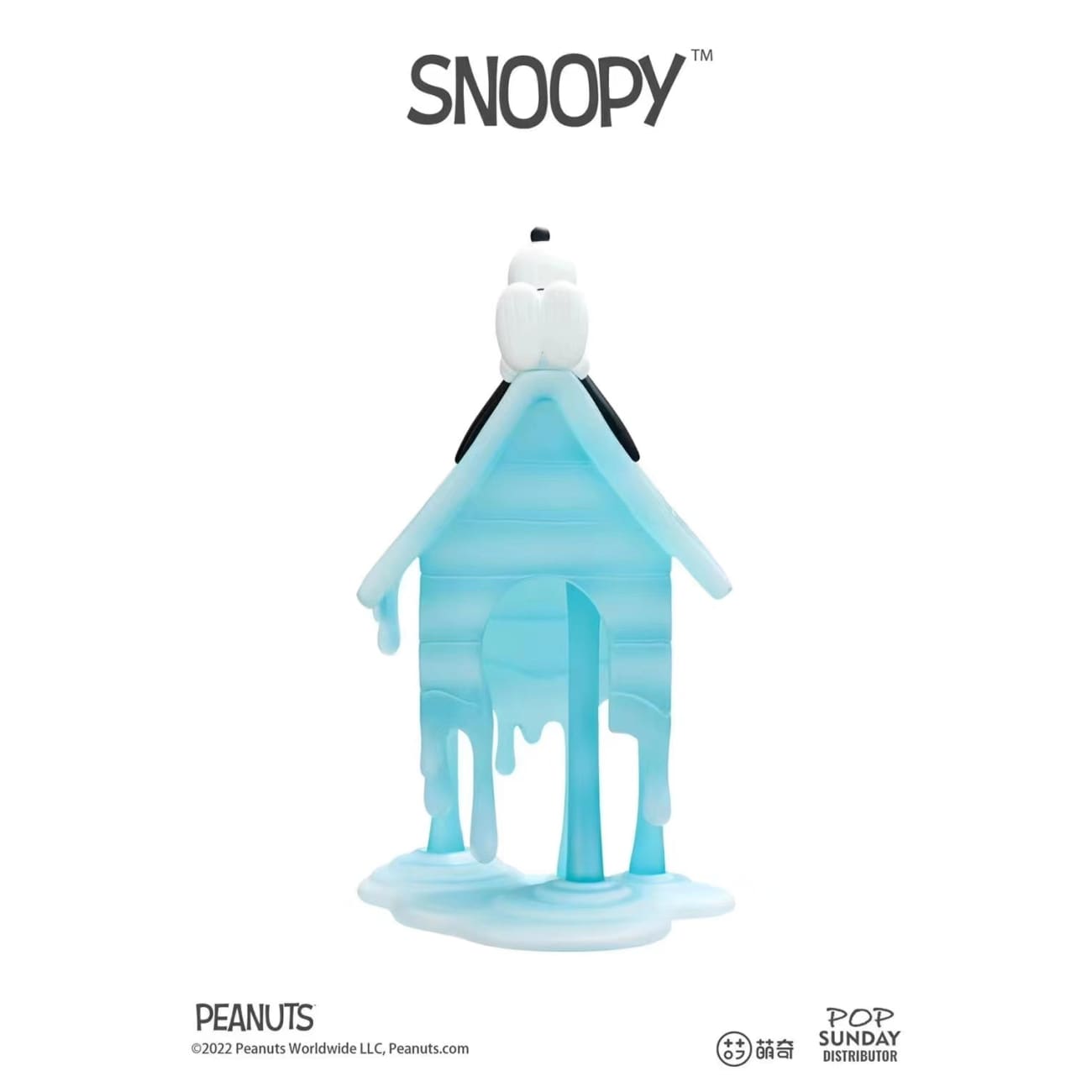 Meng Qi X POP Sunday - Glacial Melting Snoopy [Blue Color / Cow Color]