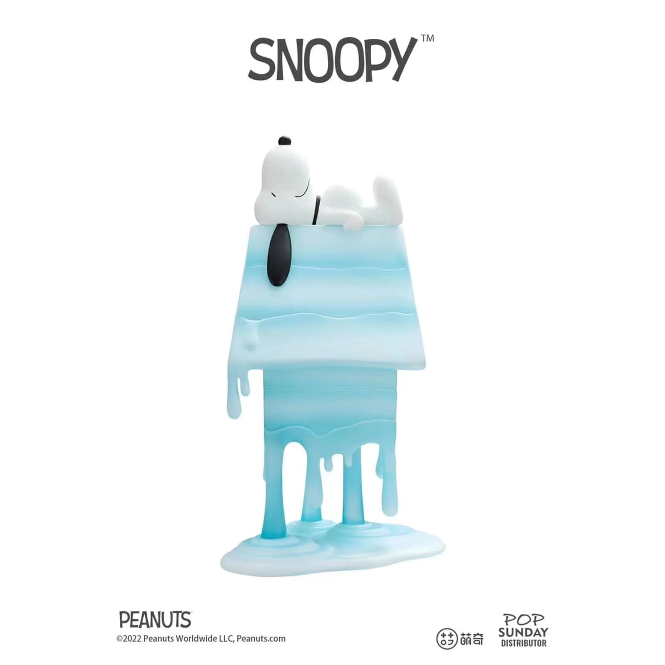 Meng Qi X POP Sunday - Glacial Melting Snoopy [Blue Color / Cow Color]