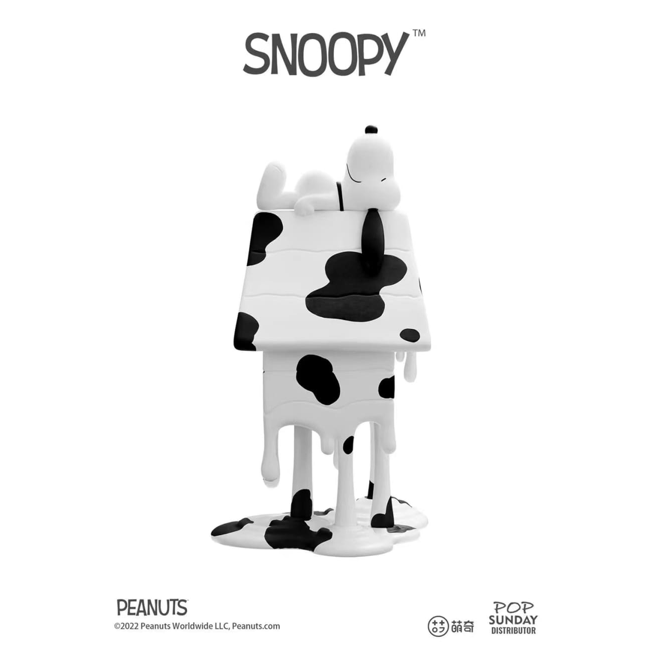 Meng Qi X POP Sunday - Glacial Melting Snoopy [Blue Color / Cow Color]
