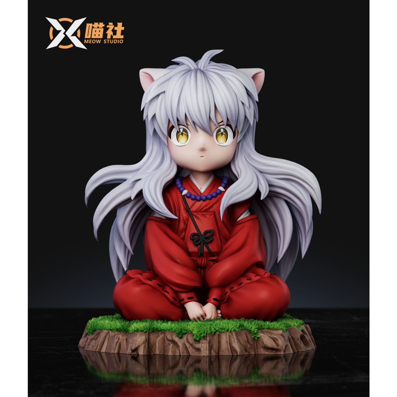 MEOW Studio - Sitting Inuyasha Chibi Version