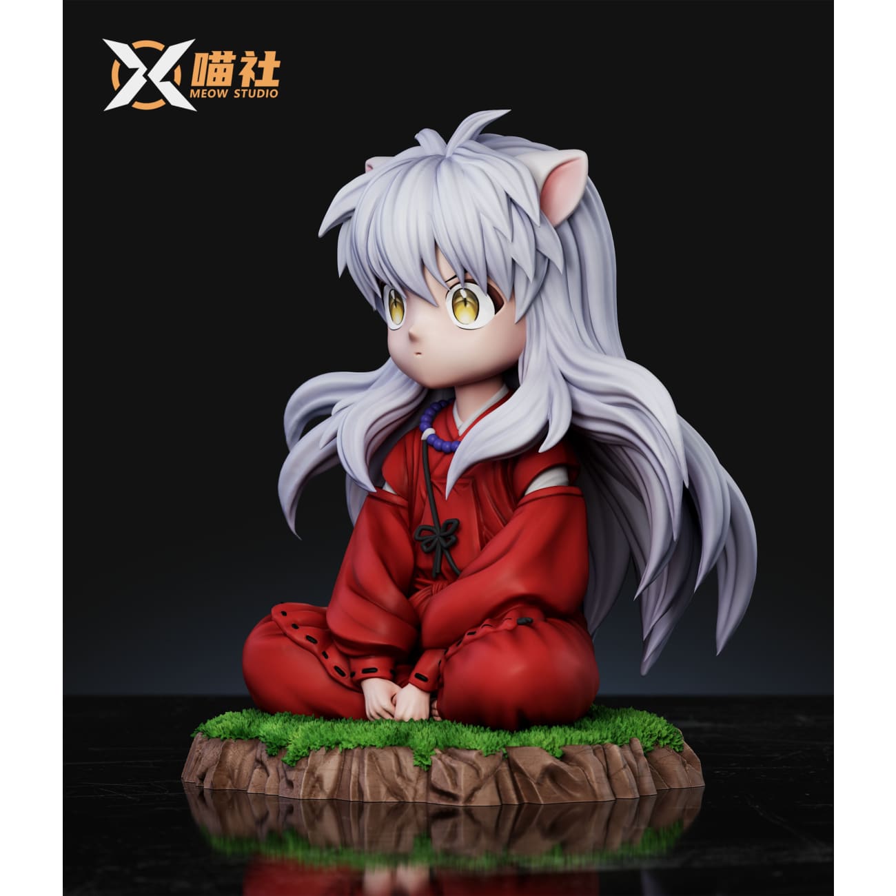 MEOW Studio - Sitting Inuyasha Chibi Version