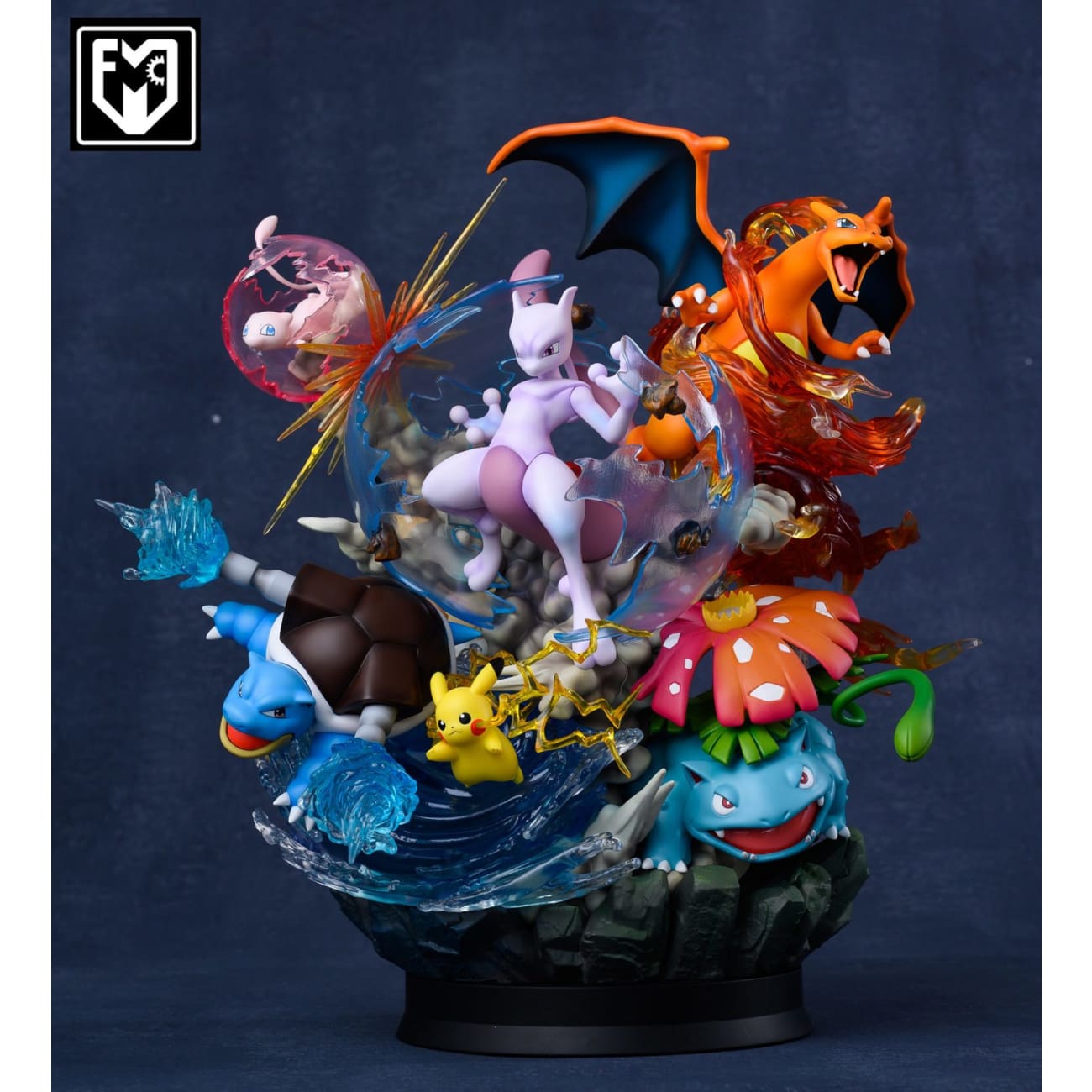 MFC Studio - Mewtwo Strikes Back Charizard Blastoise Venusaur Pikachu 