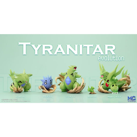 MG Studio - Evolution of Tyranitar Set / Mega Tyranitar [6 Variants]