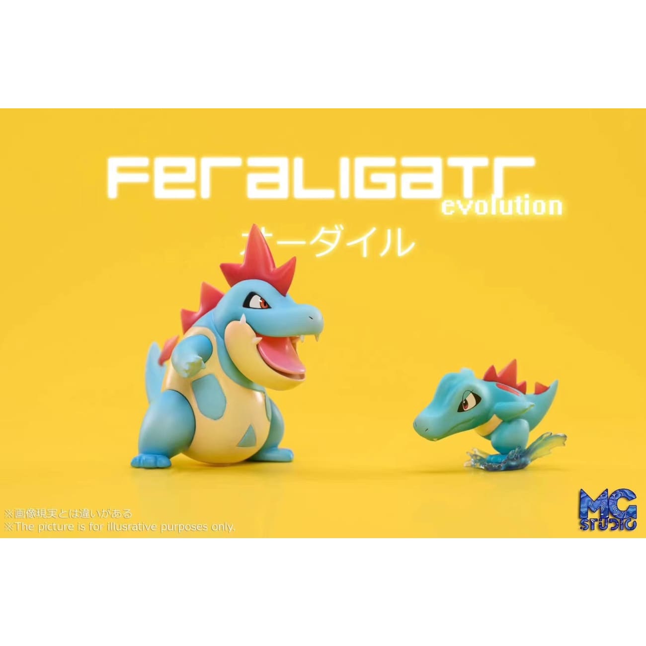 MG Studio - Feraligatr, Totodile & Croconaw [4 Variants]