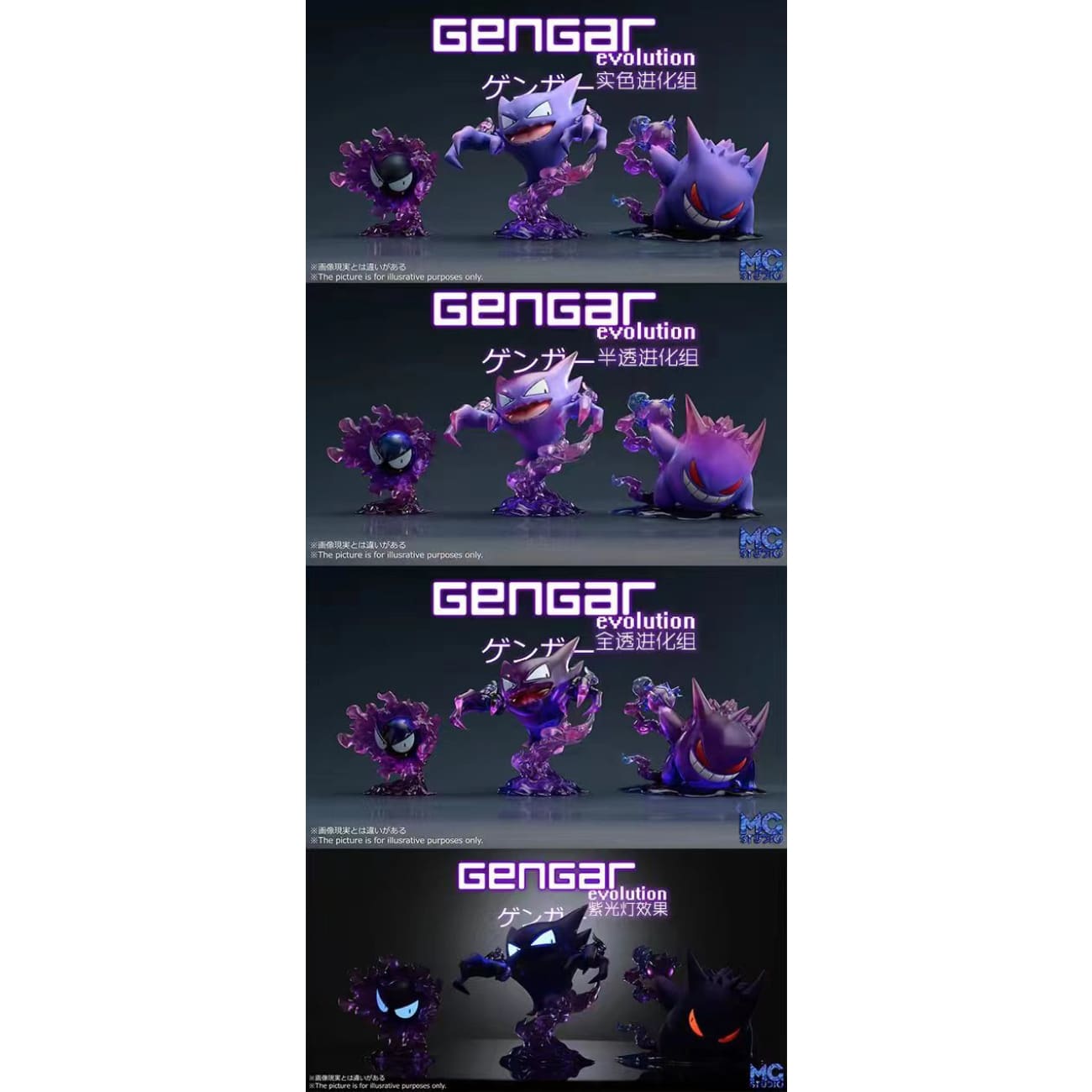 MG Studio - Gengar Family [6 Variants]