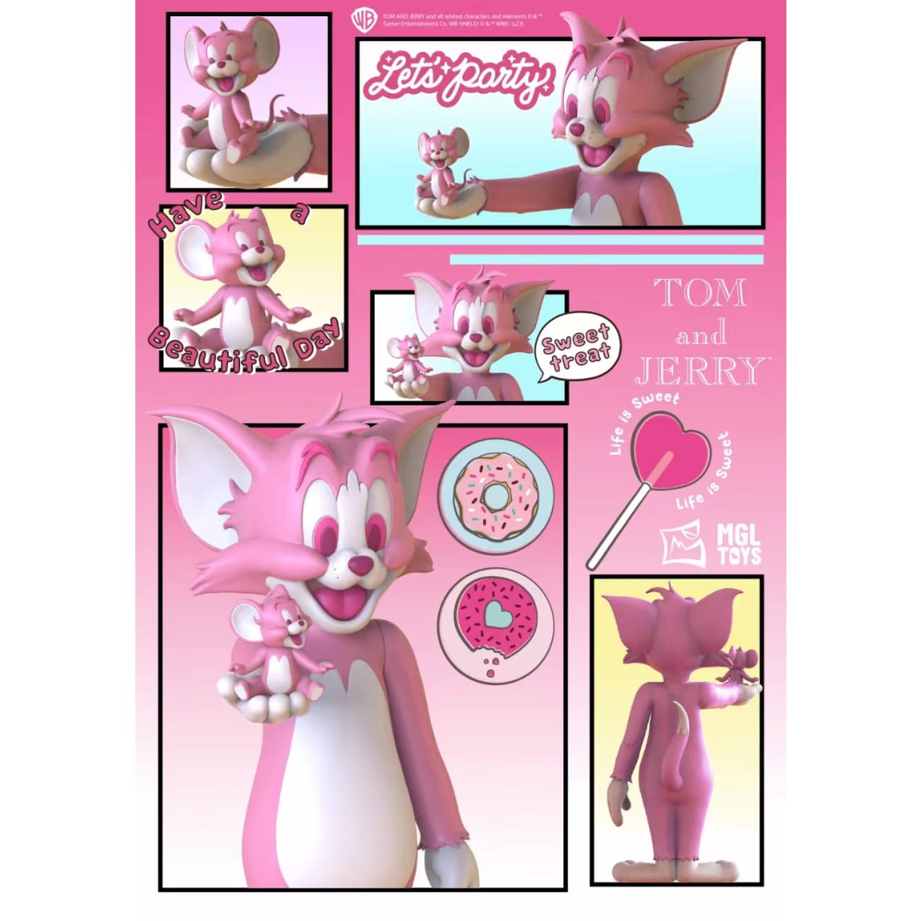 MGL Toys x Warner Bros - Tom and Jerry Pink Special Ver.