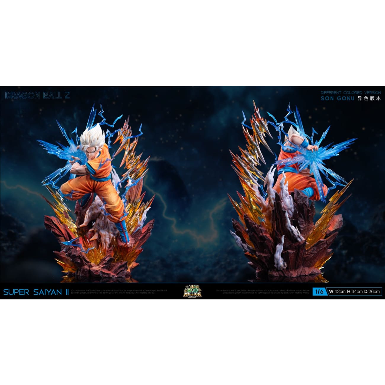 Million Studio - Super Saiyan 2 Goku Kame Hame Ha [2 Variants]