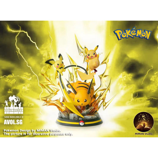 Miman Studio - Pichu, Pikachu and Raichu [Standard/ Exclusive]