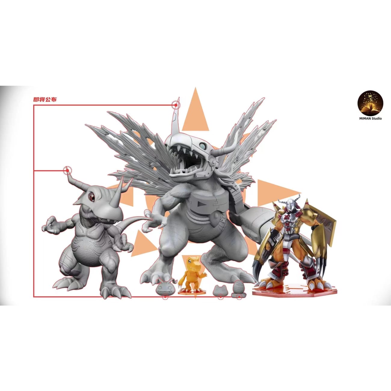 Miman Studio - Wargreymon / Black Wargreymon/ Agumon