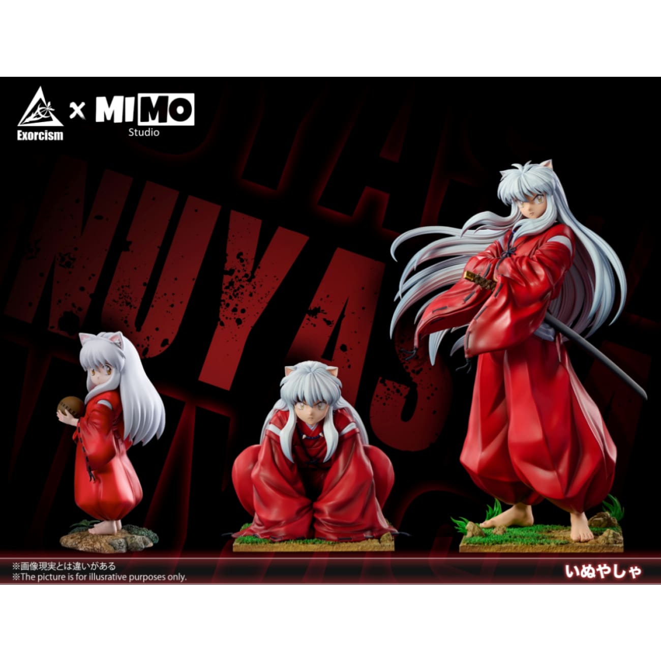 Mimo Studio & Exorcism Studio - Inuyasha Dual Form Statue [2 Variants]