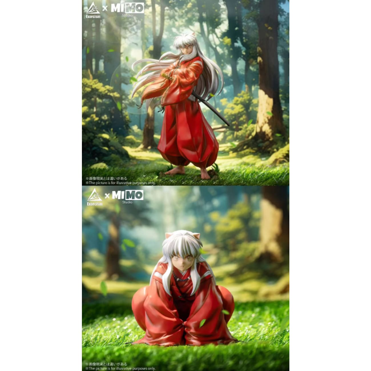 Mimo Studio & Exorcism Studio - Inuyasha Dual Form Statue [2 Variants]