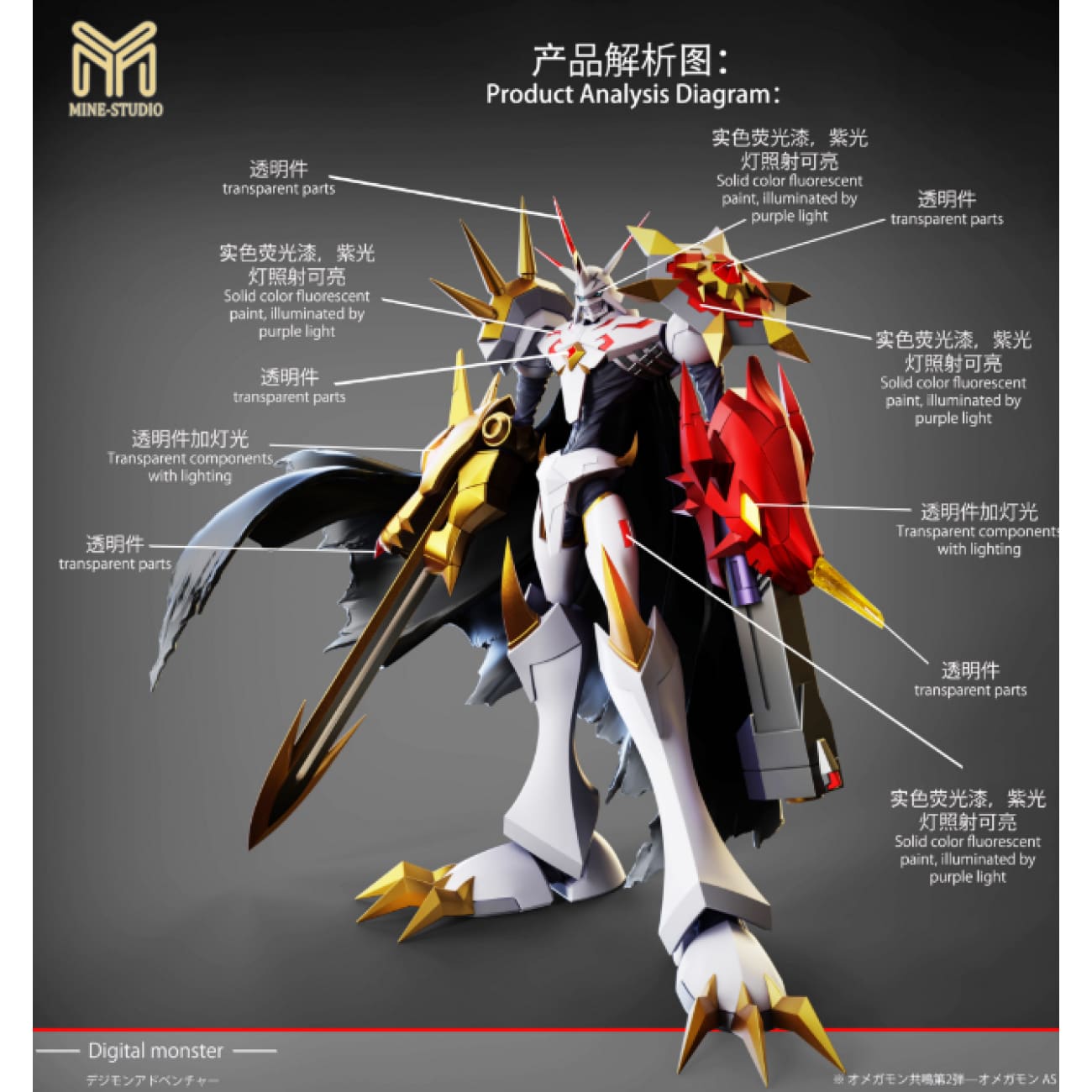Mine Studio / My Studio - Omnimon Alter-S [2 Variants]