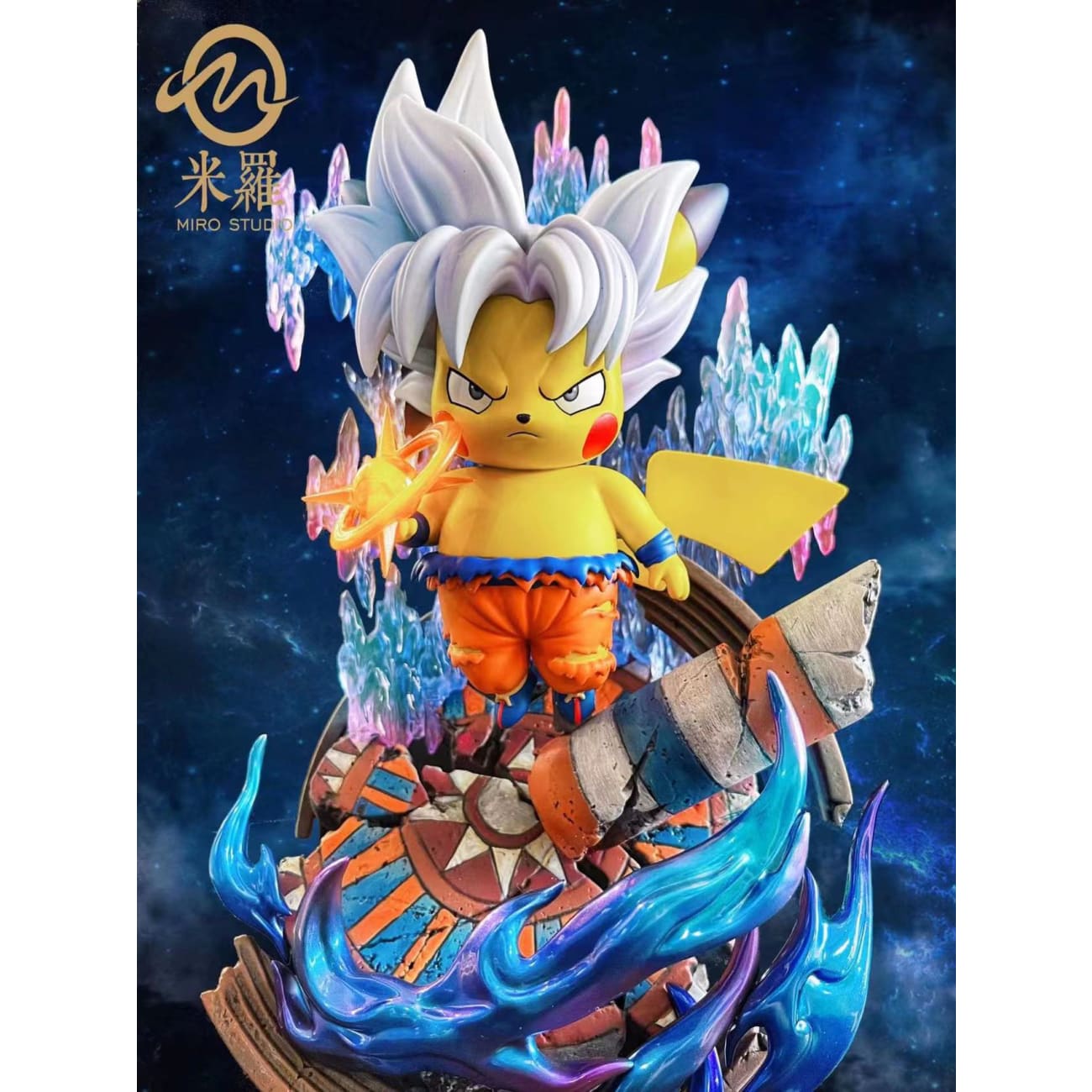 Miro Studio - Pikchu cosplay Ultra instinct Son Goku