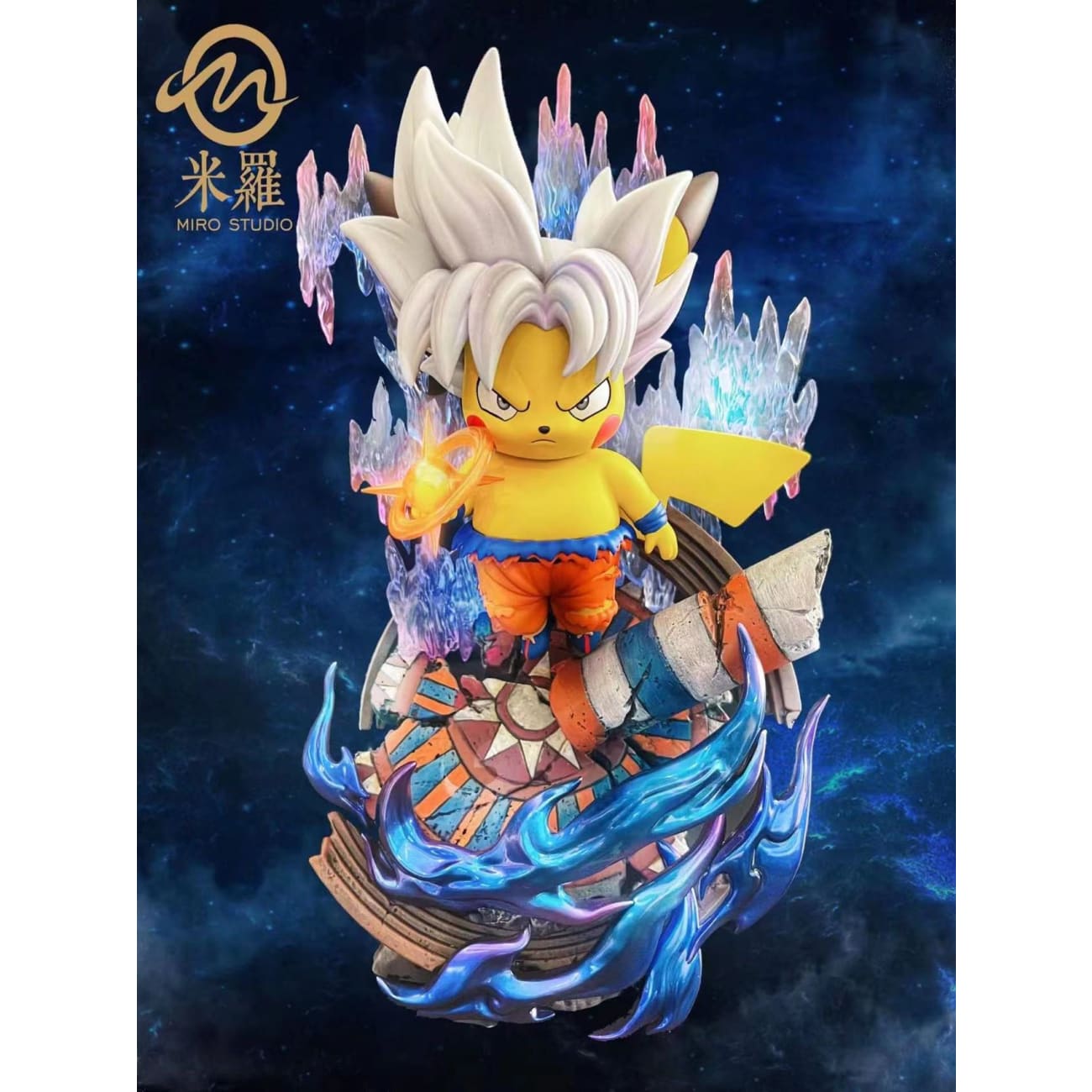 Miro Studio - Pikchu cosplay Ultra instinct Son Goku