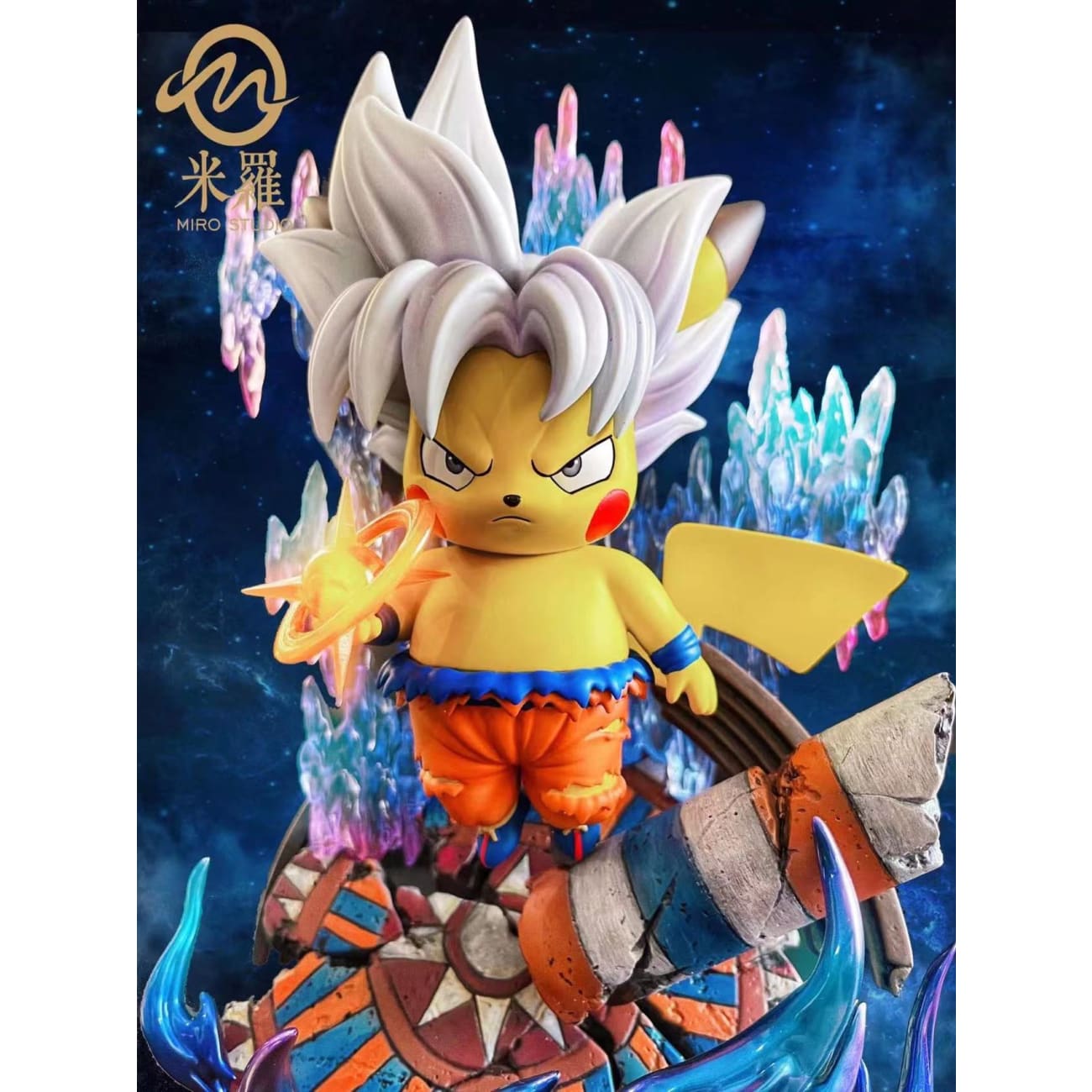 Miro Studio - Pikchu cosplay Ultra instinct Son Goku