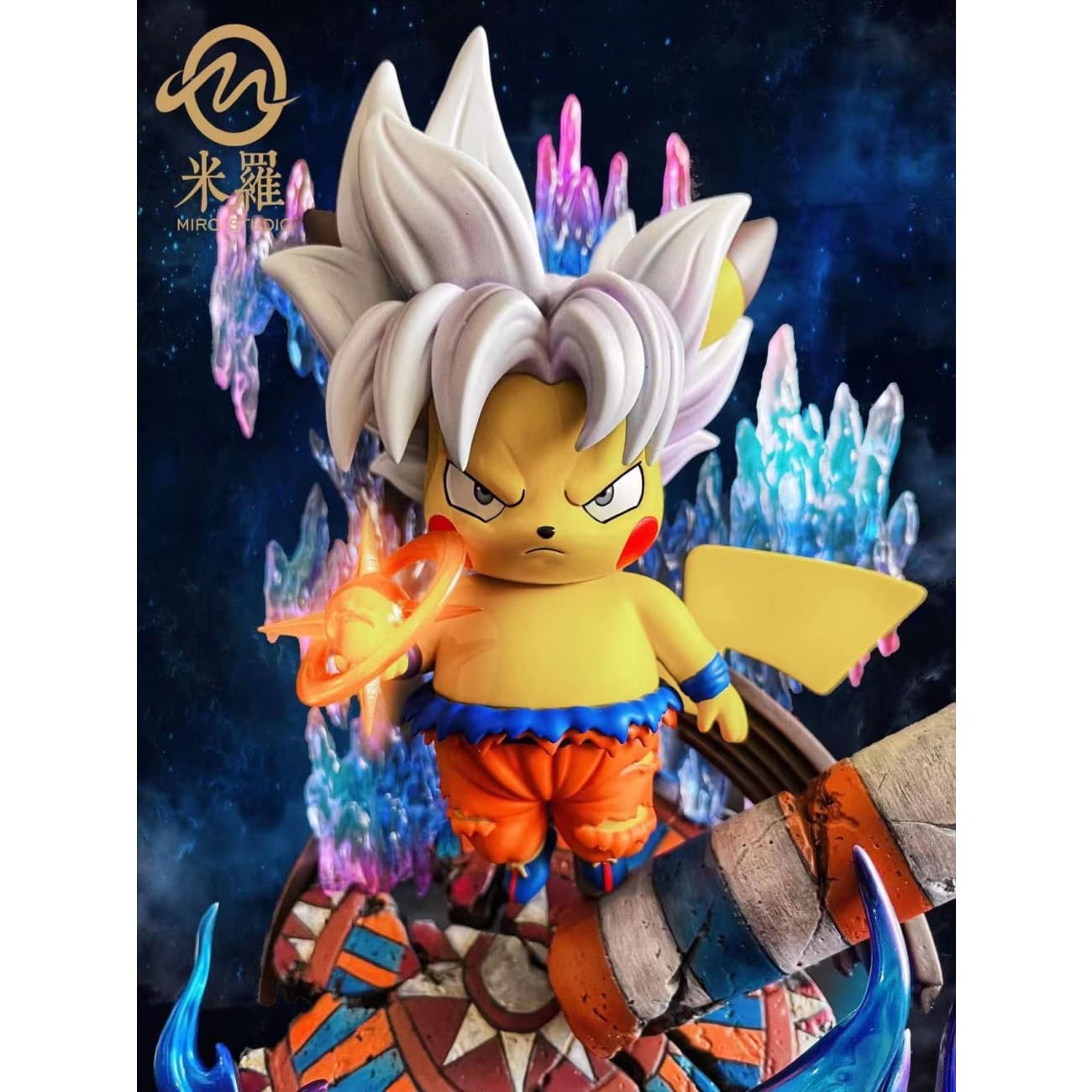 Miro Studio - Pikchu cosplay Ultra instinct Son Goku