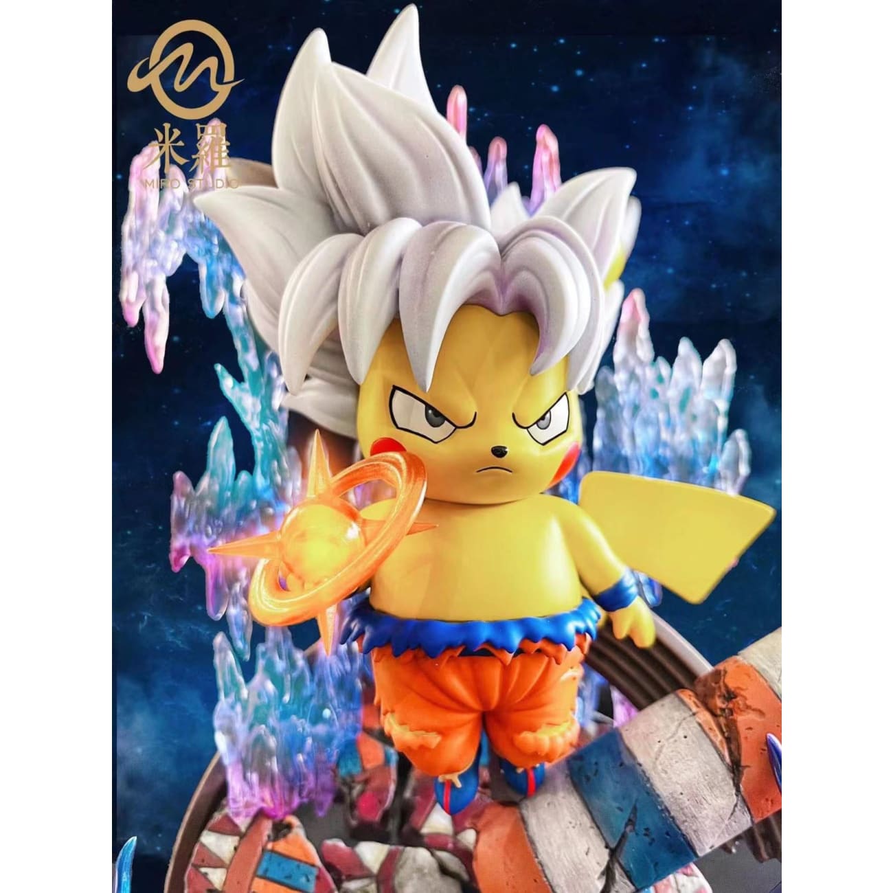 Miro Studio - Pikchu cosplay Ultra instinct Son Goku