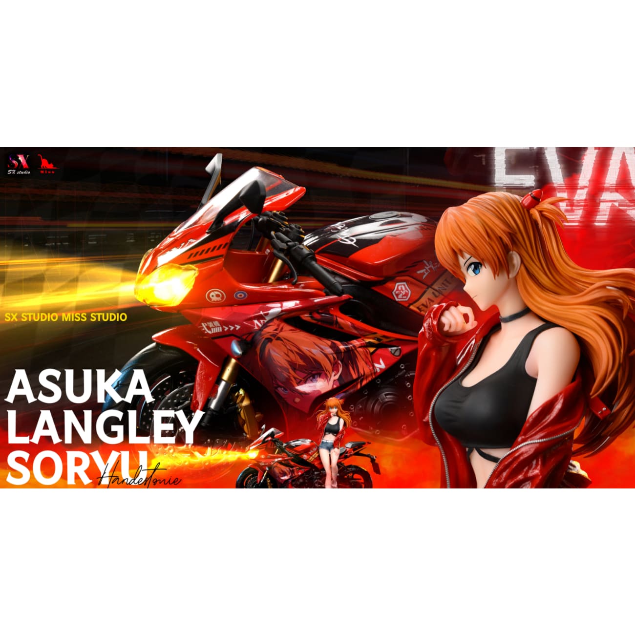 Miss Studio x SX Studio - Motorcycle Asuka Langley Soryu