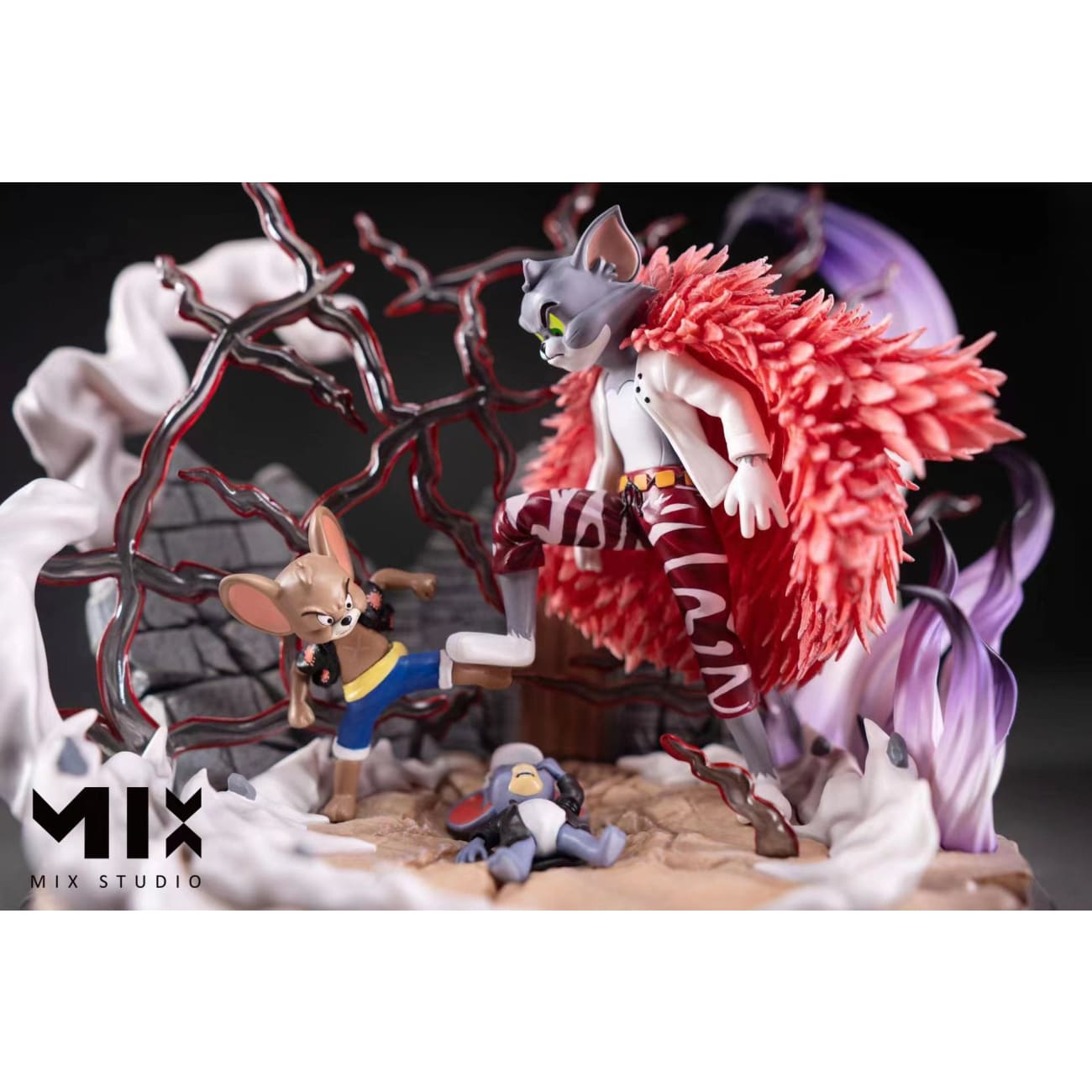 MIX Studio - Dressrosa Arc Tom and Jerry Cosplay Luffy Vs Doflamingo Fight Scene [2 Variants]