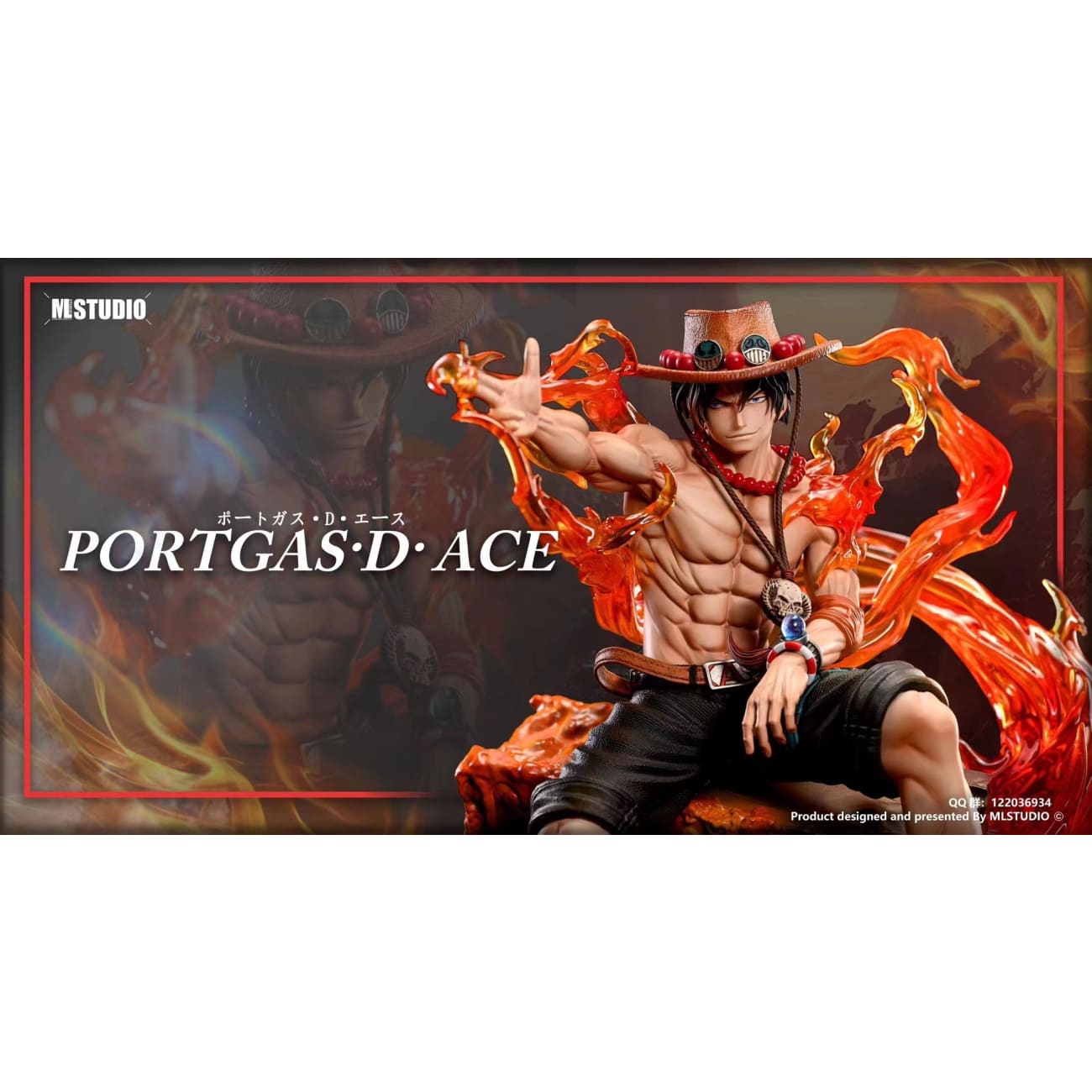 ML Studio - Fire Gun Portgas·D· Ace [2 Variants]