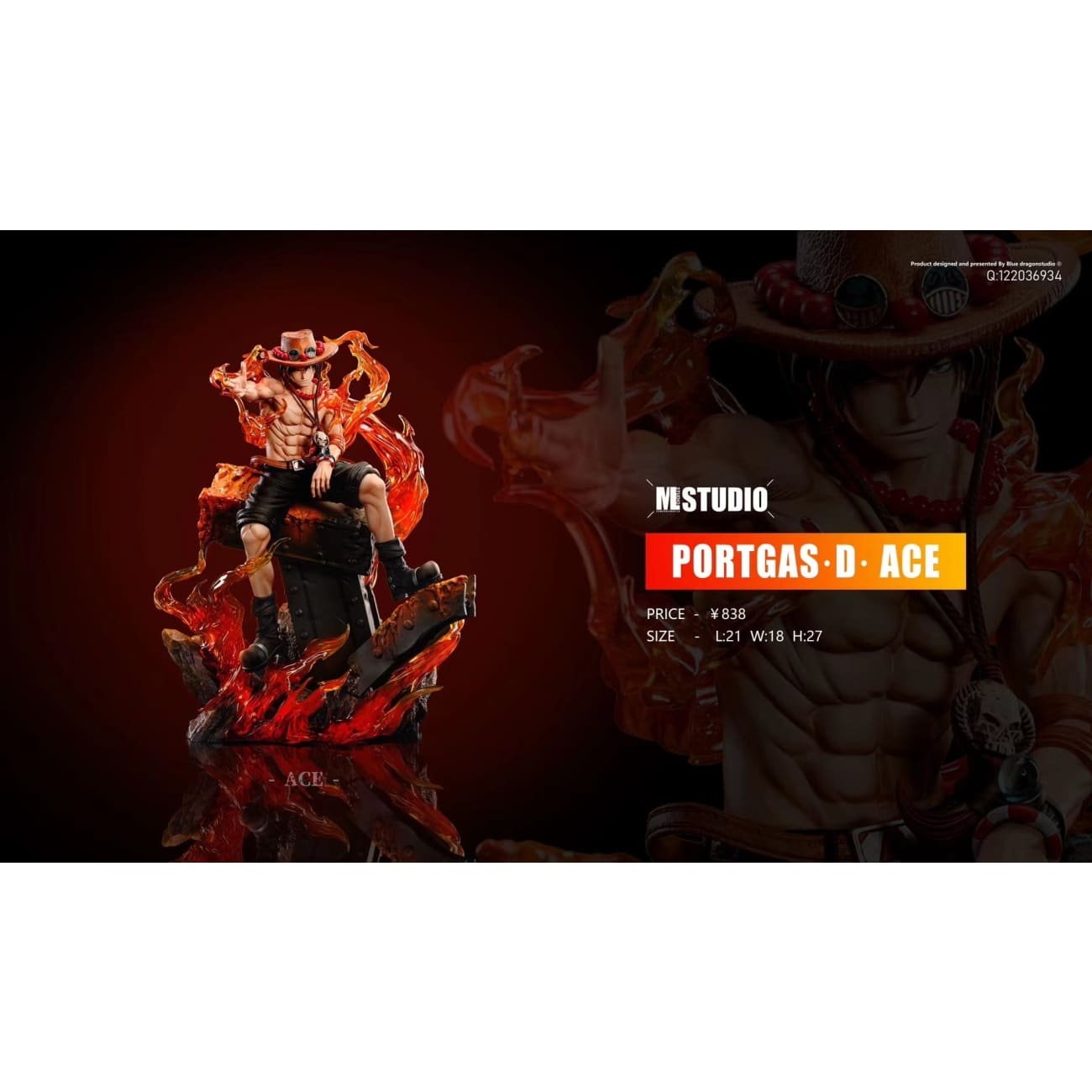 ML Studio - Fire Gun Portgas·D· Ace [2 Variants]