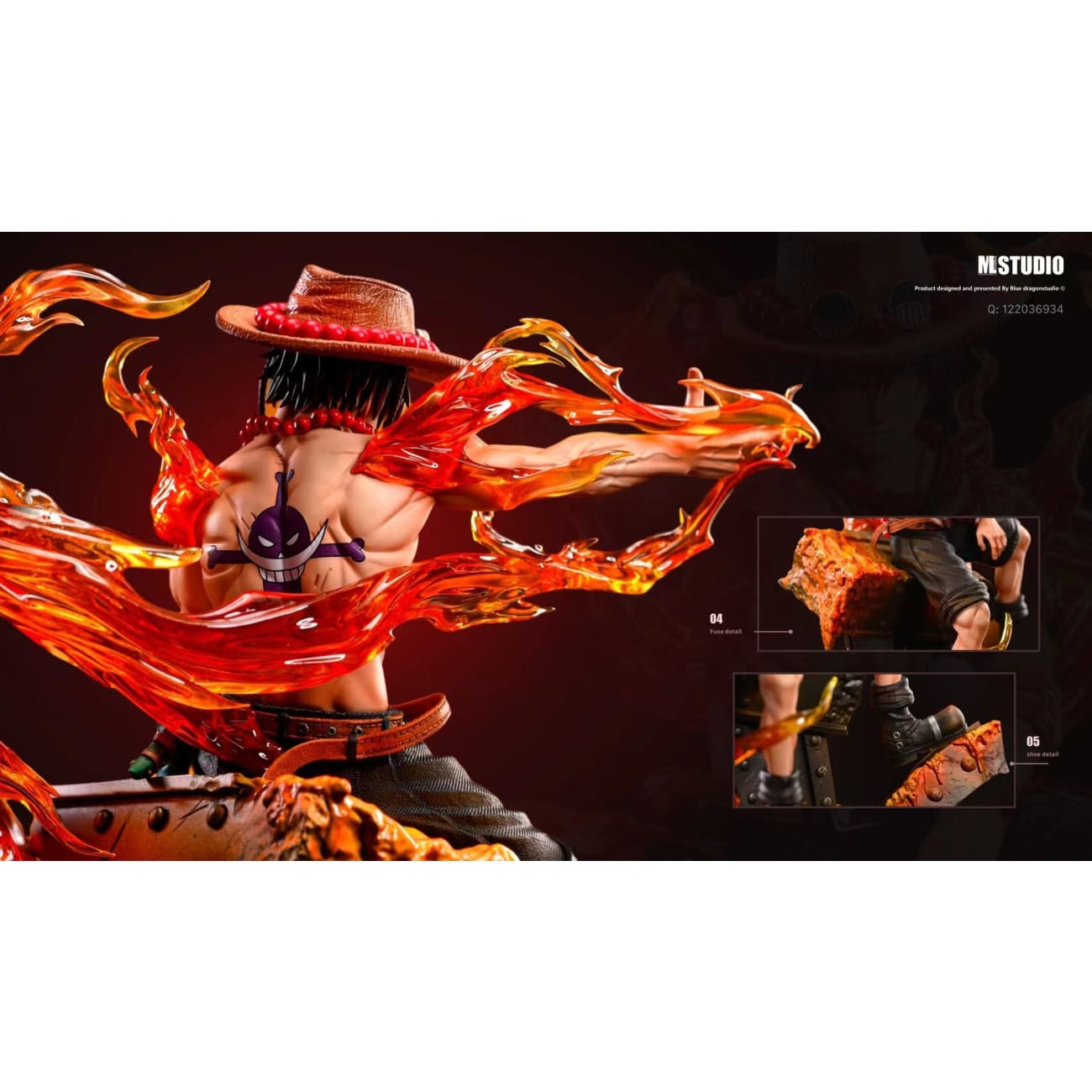 ML Studio - Fire Gun Portgas·D· Ace [2 Variants]