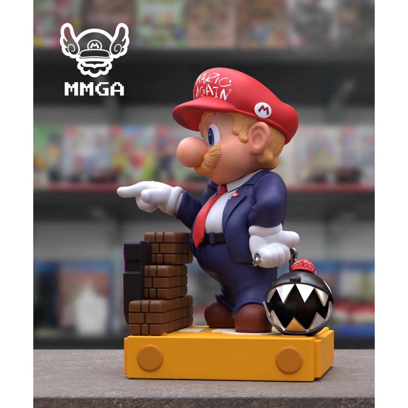 MMGA Studio - Mario Cosplay Donald Trump