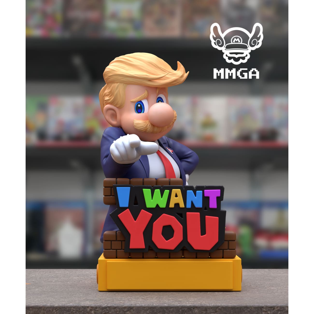 MMGA Studio - Mario Cosplay Donald Trump