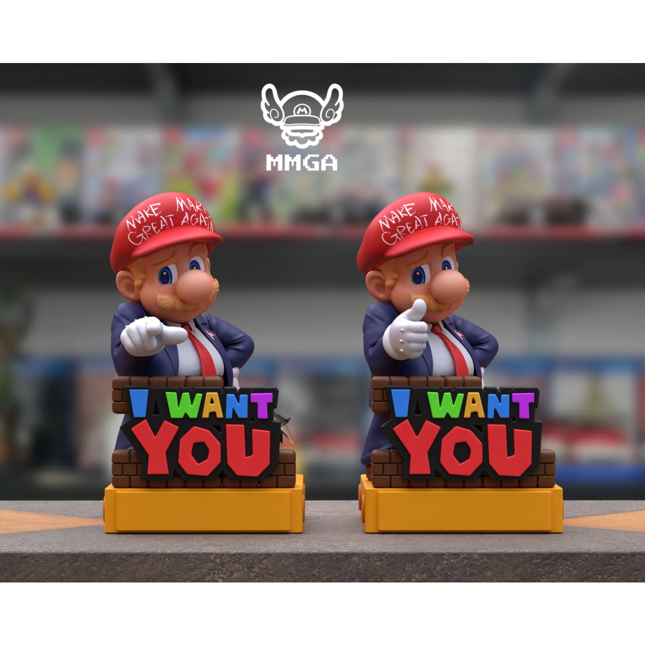 MMGA Studio - Mario Cosplay Donald Trump