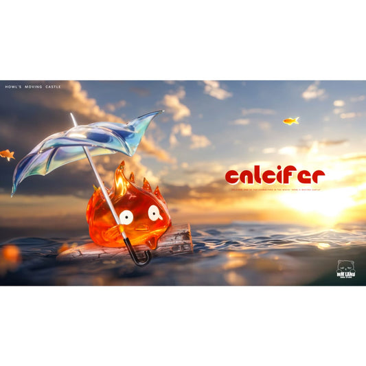 MMLAND Studio - Calcifer Holding An Umbrella In The Rain