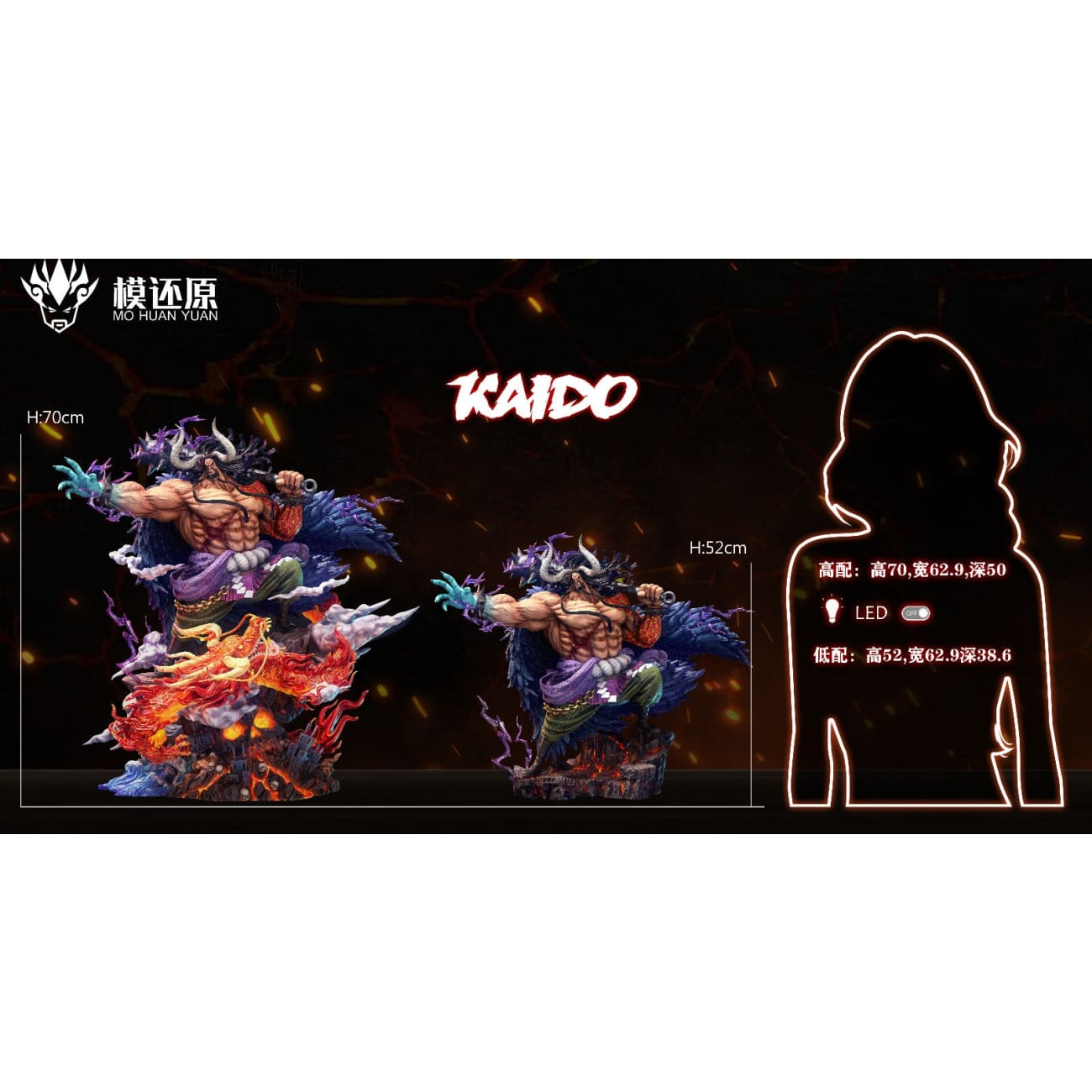 Mo Huan Yuan Studio - Human Form Kaido [2 Variants]