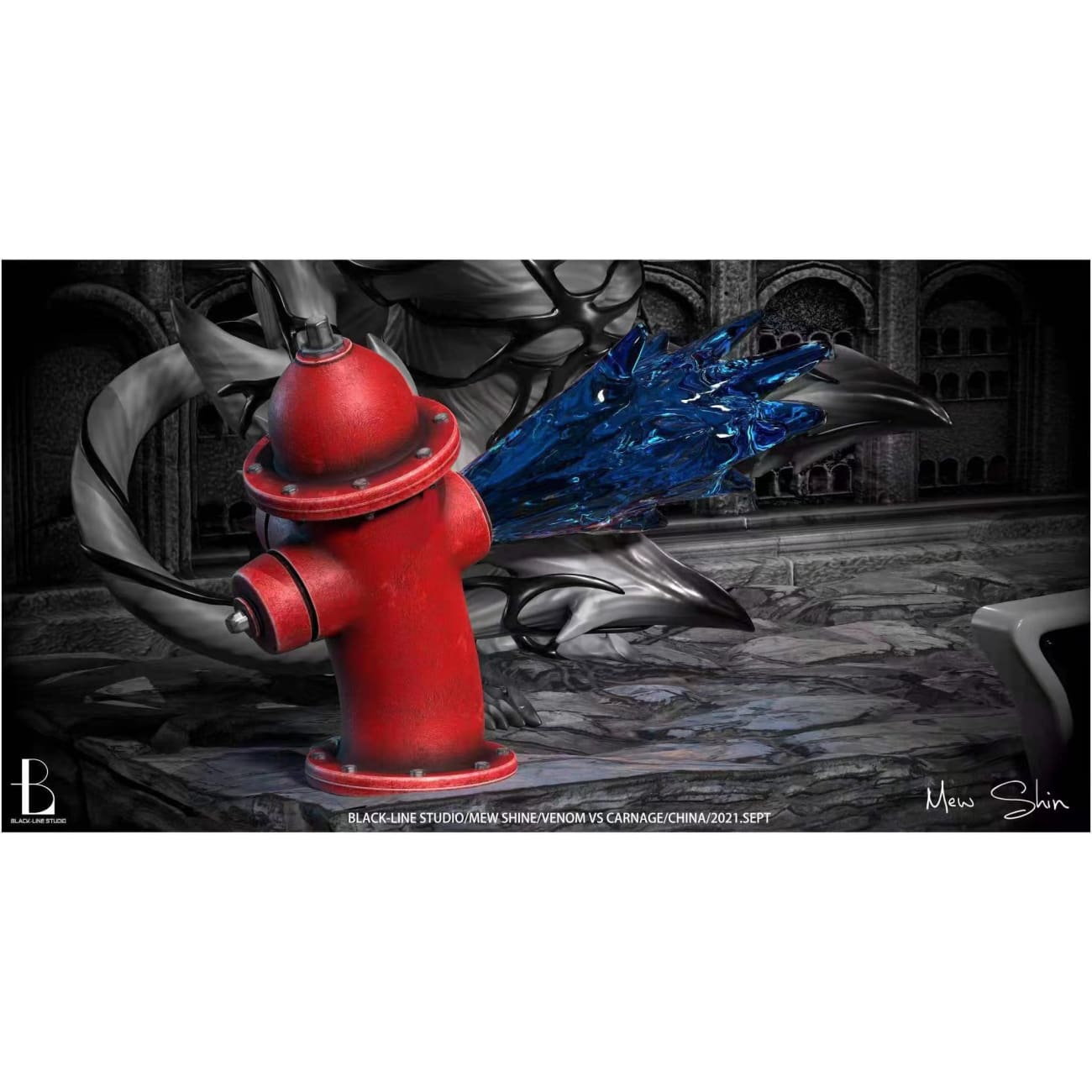 Model Craft X Black-Line  - Venum VS Spiderman Carnage [4 variants]Model Craft X Black-Line  - Venum VS Spiderman Carnage [4 variants]