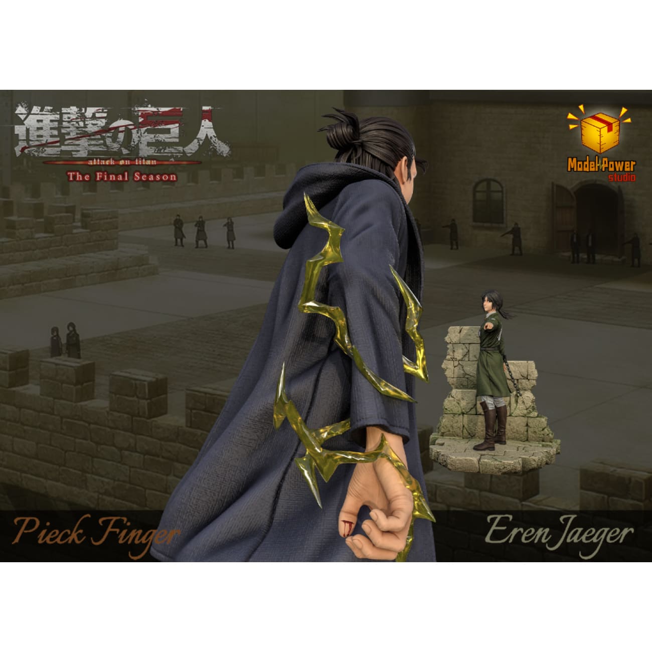 Model Power Studio - Eren Yeager / Pieck Finger