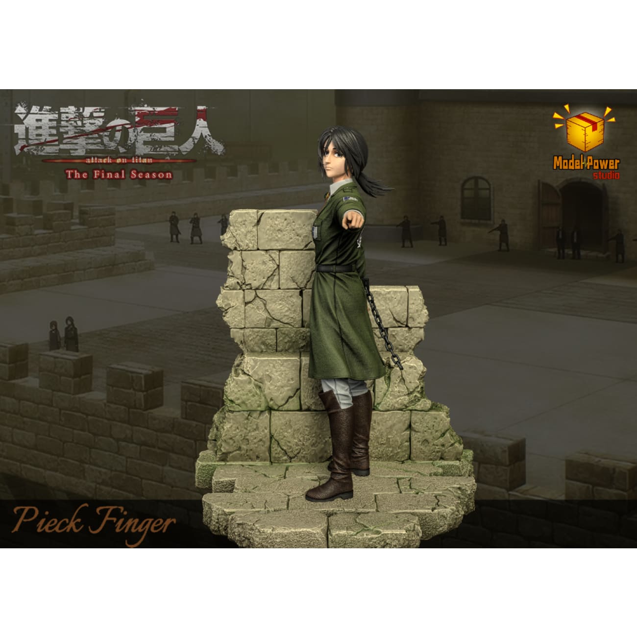 Model Power Studio - Eren Yeager / Pieck Finger