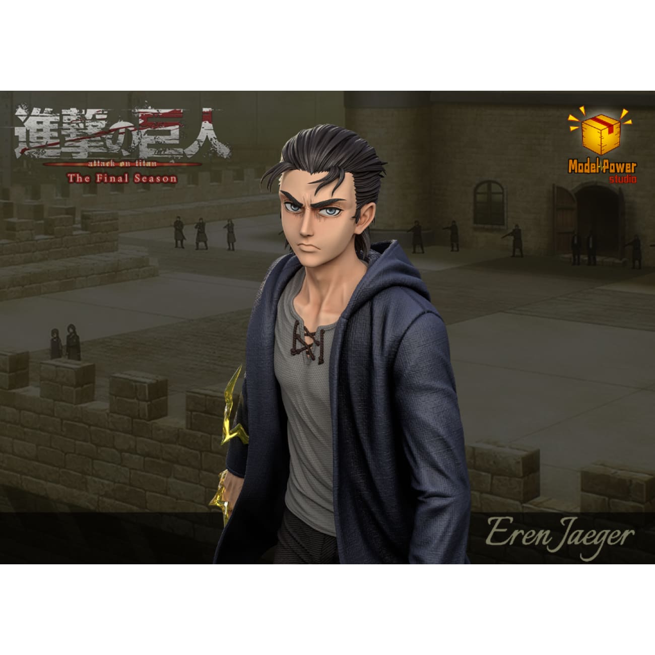 Model Power Studio - Eren Yeager / Pieck Finger
