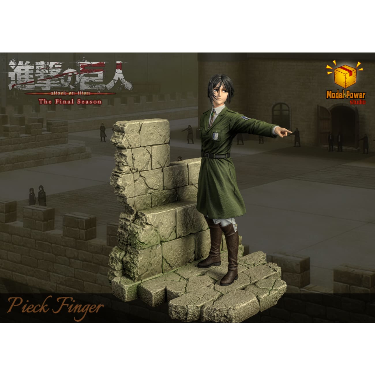 Model Power Studio - Eren Yeager / Pieck Finger