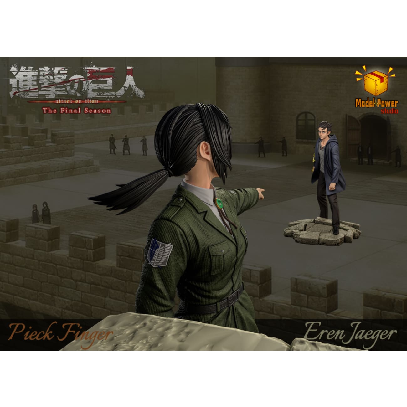 Model Power Studio - Eren Yeager / Pieck Finger