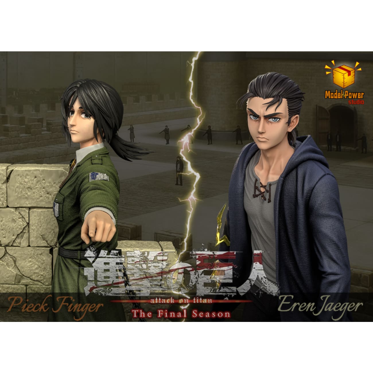 Model Power Studio - Eren Yeager / Pieck Finger