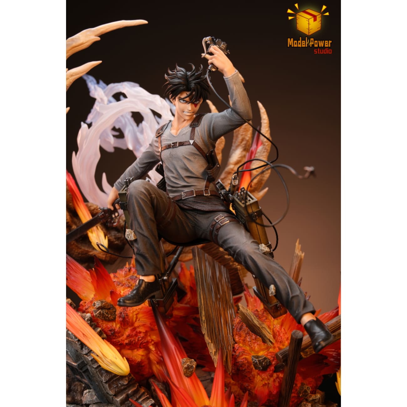 Model Power Studio - Street Fighting Levi Ackerman