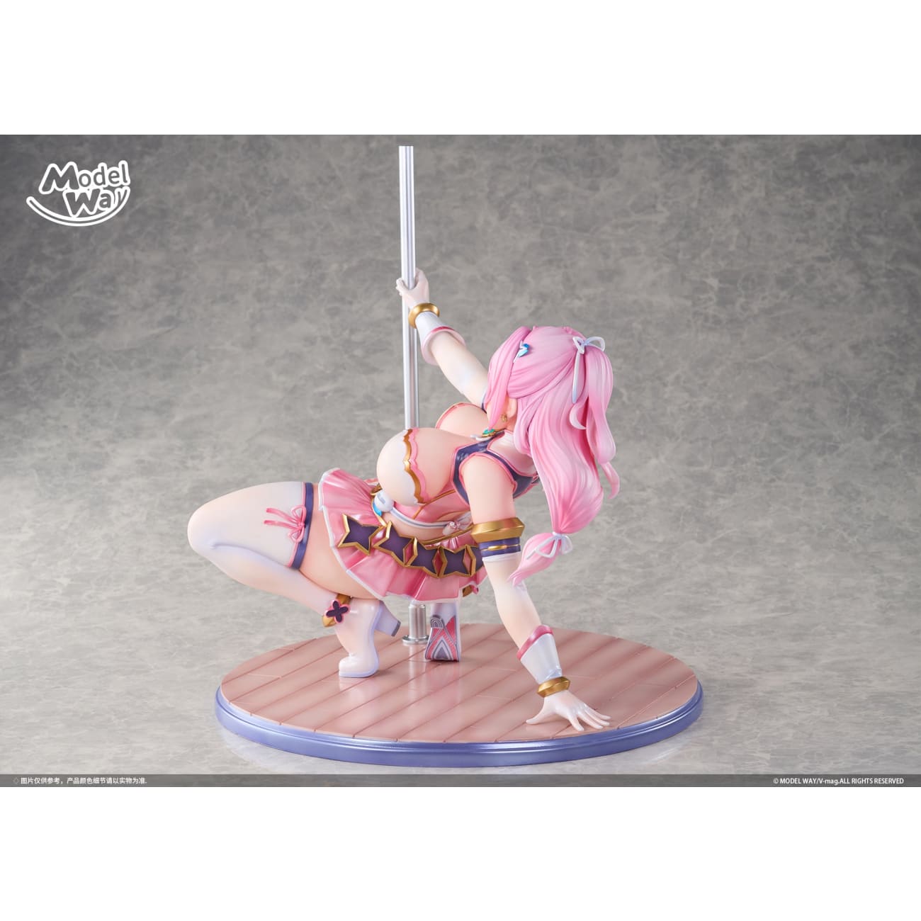 Model Way Studio - Momoka Sakura Playful Angel Cheerleader Pink