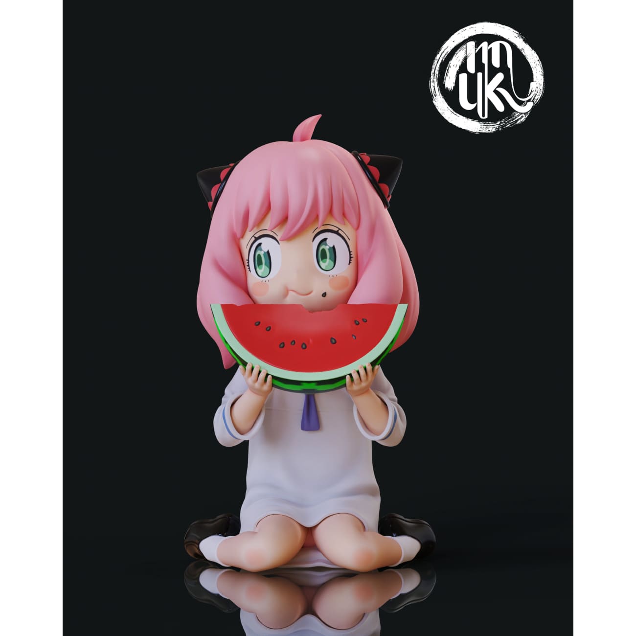 MoKu Studio - Anya Eating Watermelon