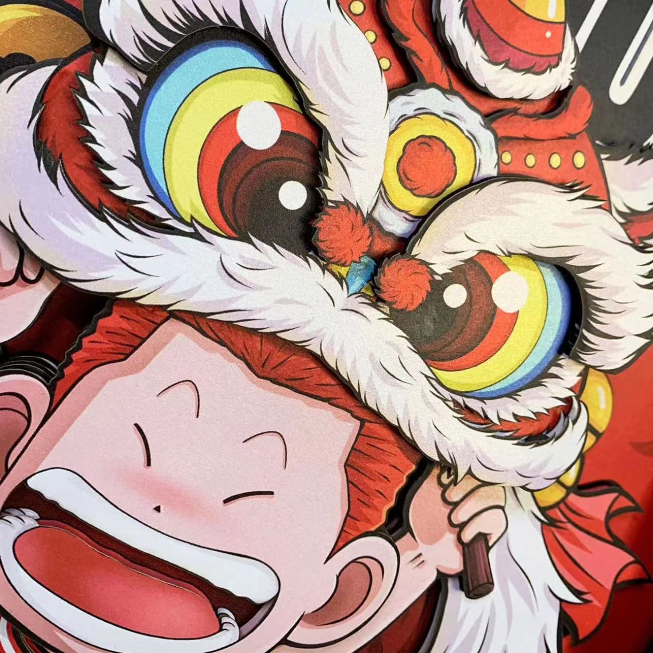 Momo Studio - Lion Dance Hanamichi Sakuragi 3D Poster Frame [2 Variants]