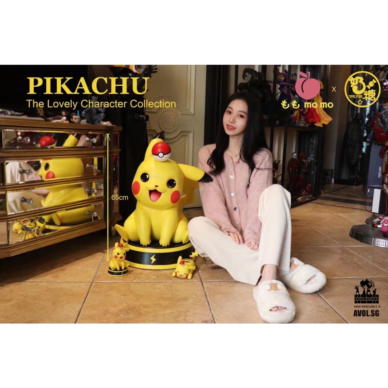 MoMo Studio X Toffee Studio  - Pikachu with Pokeball [3 variants]