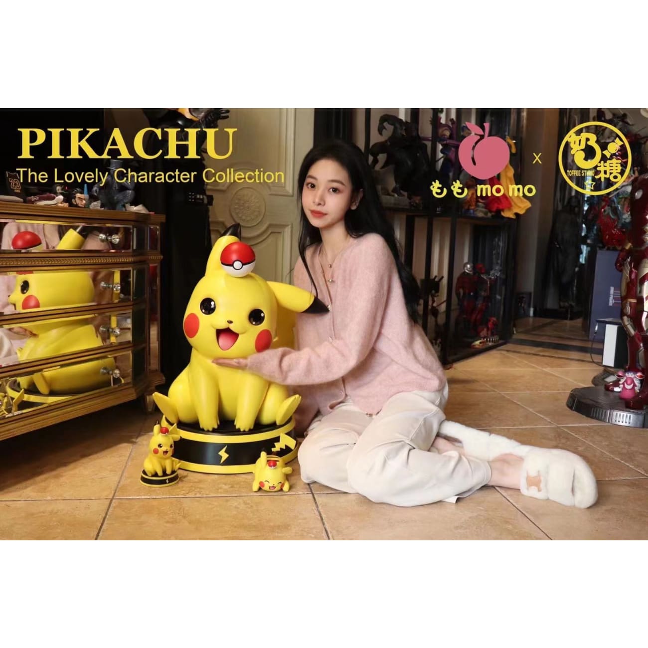 MoMo Studio X Toffee Studio  - Pikachu with Pokeball [3 variants]