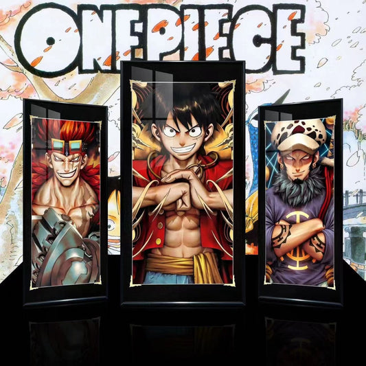 Monkey D. Luffy/ Eustass Kid / Trafalgar D. Water Law Poster Frame 