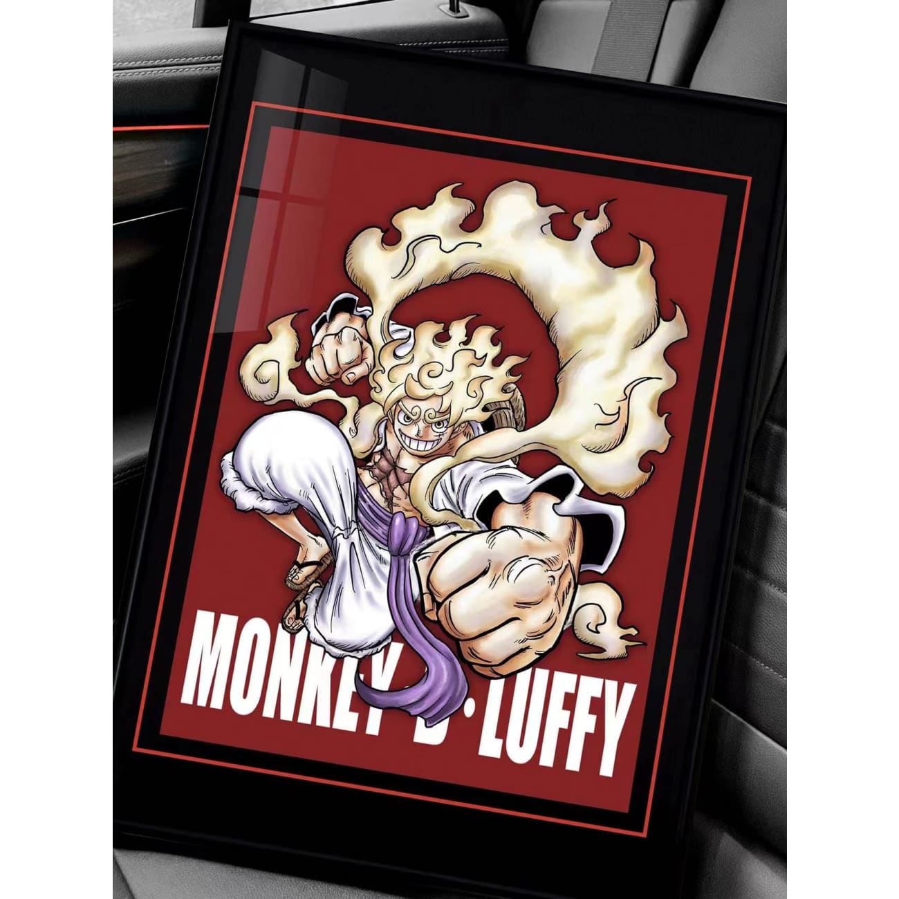 Monkey D Luffy Gear 5 Nika / Kaidou Poster Frame [38cm x 53cm]